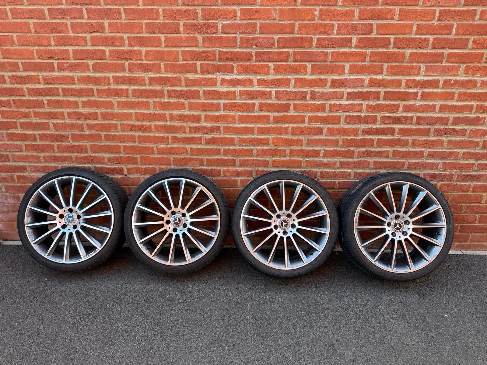 Genuine OEM Mercedes E Class AMG Line 20" Turbine Alloy Wheels