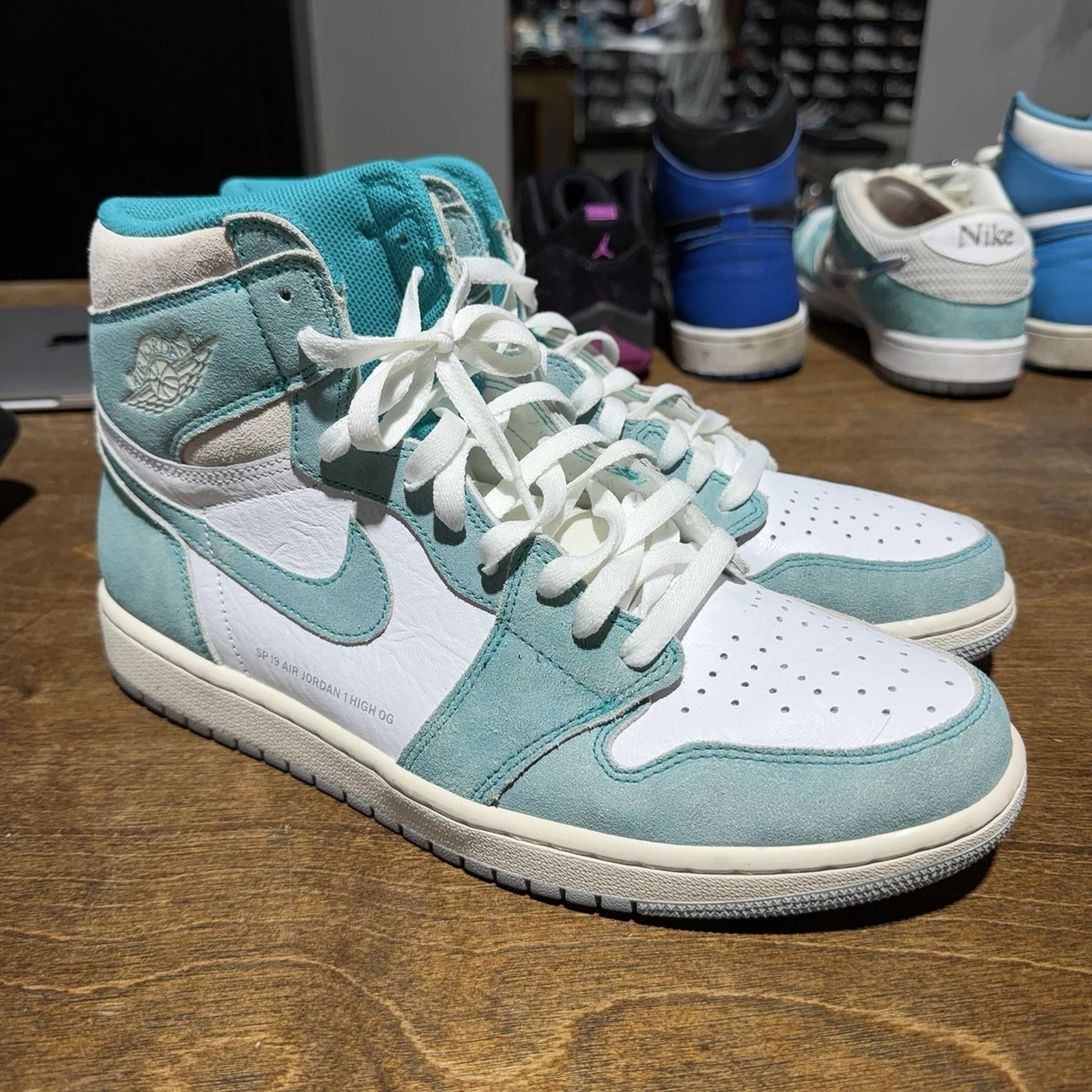シューズ(男性用) Nike AirJordan1 Retro High OG TurboGreen Air Jordan 1 Retro High OG 