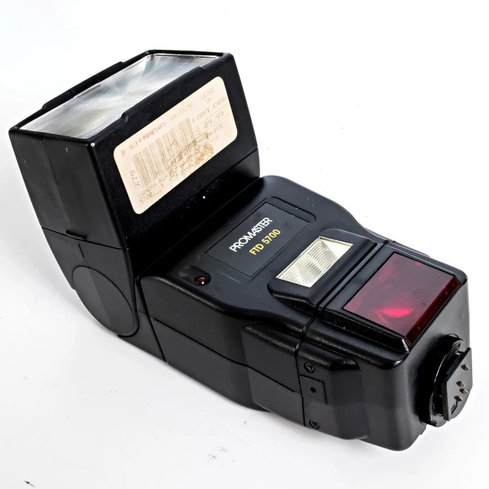 Promaster FTD 5700 Camera Flash with Minolta ML AF Module Base TESTED - Image 3 of 4