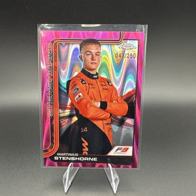 2025 Topps Chrome Formula 1 #57 Martinius Stenshorne Pink RayWave F3 047/250