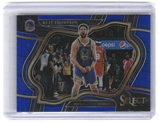 Klay Thompson 2022-23 Panini Select courtside blue prizm