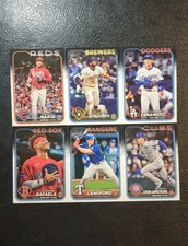 2024 Topps Update Rookie Debut 6 Card Lot Yamamoto Chourio PCA Marte Rafela RC