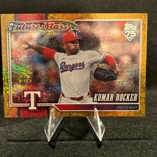 Kumar Rocker 2026 Topps Series 1 GOLD SANDGLITTER /50 #336 Texas Rangers SP!