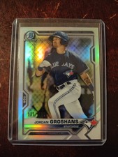 2021 Bowman Chrome Prospects Jordan Groshans #BCP-70 Refractor /499 (RC)