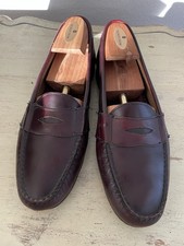 BOSTONIAN Made in USA Vintage Leather Penny Loafer in Burgundy Wine Size 10 M