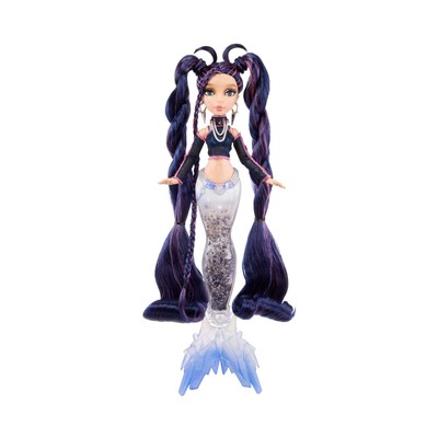   Winter Waves Nera  Mermaid Fashion Doll with Color Change Fin, Glitter-Fill...