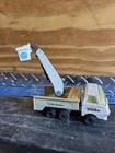 VINTAGE 1978 TONKA Bell System Telephone Bucket Truck 6" Pressed Steel Plastic
