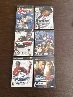 PS2 Sports Games Lot- 6 Games All Tested Working Sony PlayStation 2