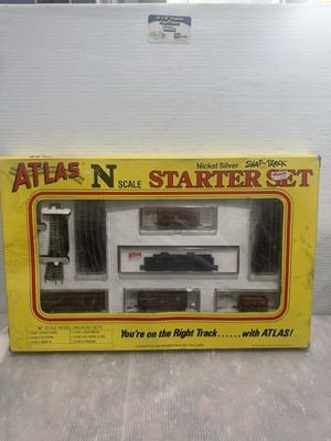 Atlas N Scale Starter Set Nickel Silver Snap Track NOS