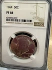 1964 50c Proof Kennedy Half Dollar with Accented Hair NGC PF68