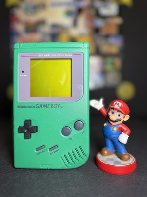 NINTENDO GAMEBOY CLASSIC IN GRÜN || AUFBEREITET UND GEREINIGT || HANDHELD RETRO