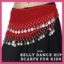 Women's 2 Row Crochet Kid Hip Scarves Belly Dance Accessories Assorted Lot