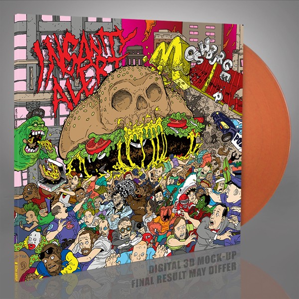 Insanity Alert Moshburger (transparent Orange Vinyl) LP New 822603268911
