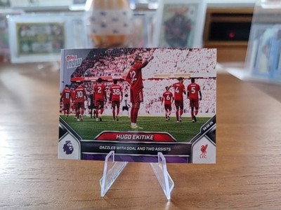 Hugo Ekitike Topps Now #148 Dazzles with Goal and Two Assists (B333)