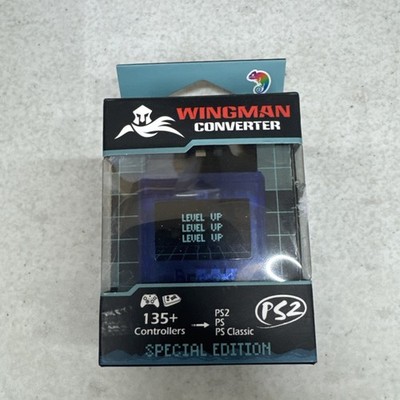 Brook  Wingman PS2 Converter Wireless Version PS4/3 to PS2/1 Starry Blue