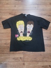 Vintage 1993 Beavis  Butthead T Shirt MTV  Size XL