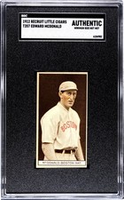 1912 Recruit Little Cigars T207 Edward McDonald SGC Authentic