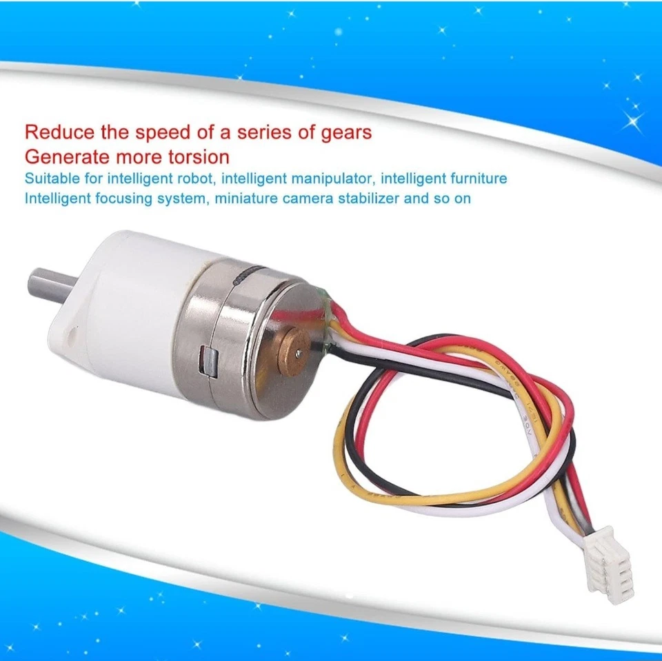 Micro Stepper Motor Brushless High Torsion Slow Speed Electric DC 12V 2 Phase  - Image 4 of 4
