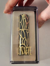 Vintage Jerdon Giraffe Satin Gold Atomizer Spray Refillable Perfume Bottle