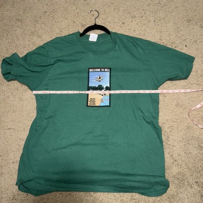 Supreme Toy Machine Welcome To Hell Tee T-Shirt Size Large Light Pine Green SS24