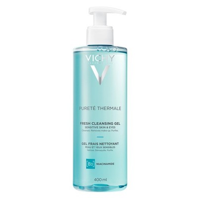 VICHY Pureté Thermale Fresh Cleansing Gel Glycerin Niacinamide Sensitive Skin