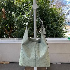 Coach Ostrich Hobo 12506 Blue/Green Limited Edition - A Very Rare Find