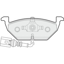 Brake Pads Set For VW Golf MK6 1.6 TDi Front Apec Blue 1J0698151D 1J0698151E