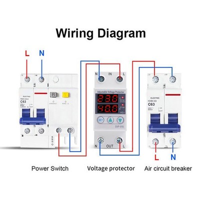Multifunctional Adjustable Voltage Limit Current Protector Self-resetting UQNF