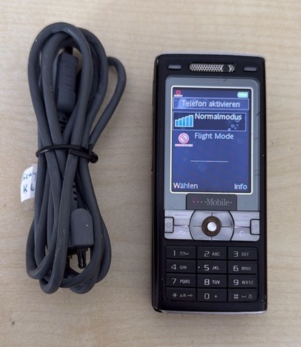 Handy Sony Ericsson K850I Schwarz Geprüft Händler Garantie Accu Neu Komplett