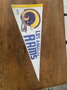 Pennant Vintage NFL Football Los Angeles Rams