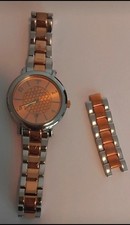 Trussardi Orologio Donna Quarzo Analogico Datario Bracciale Bicolore