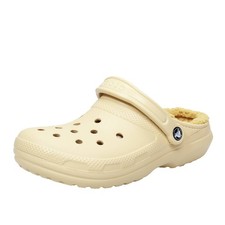 Crocs Classic Lined Clog Beige - Donna Scarpe Ciabatte Zoccoli E Sabot