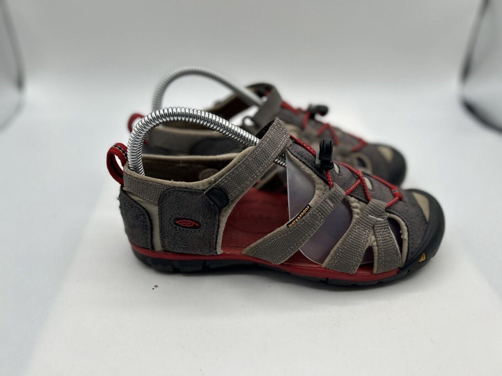 Keen Seacamp II sandalo outdoor bambino taglia 4 tessuto grigio oliva IMPERMEABILE