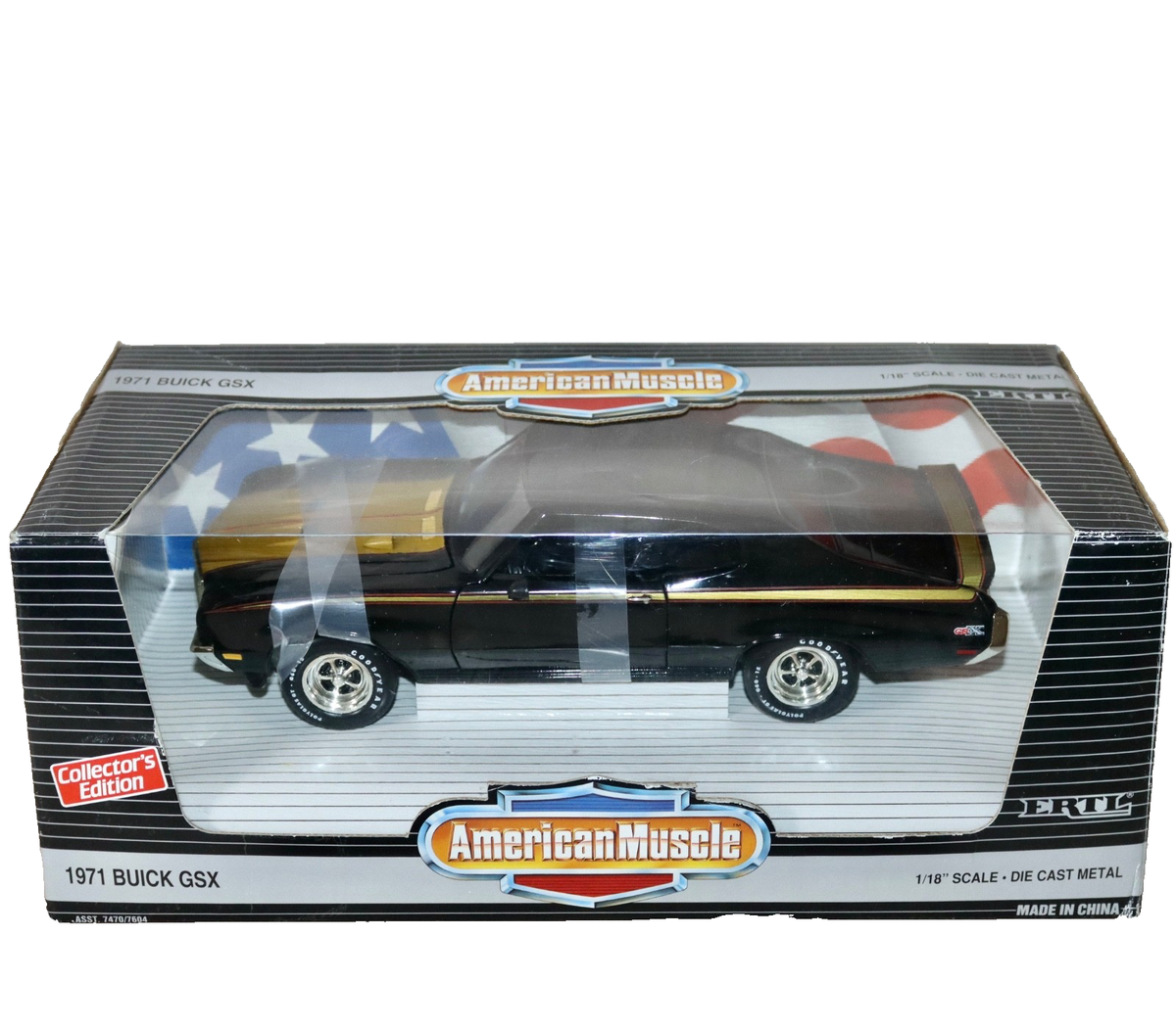 Ertl American Muscle Diecast Die Cast 1971 Buick GSX 118