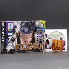 MSI Geforce FX 5200 - 128MB - AGP Grafikkarte in OVP