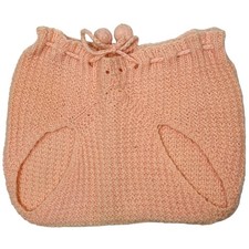 60s Wool Knit Diaper Cover Bloomers Unisex Child Drawstring FREE SHIPPNG