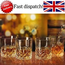 Light 6 pcs Crystal Glassware set with 2 Designs -Perfect for Kitchen and Gifts.