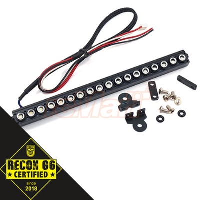 YEAH RACING CRAWLER LED DACHLAMPEN ROOF LIGHT BAR SET FÜR RC-CARS # YA-0507BK