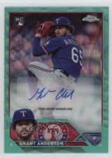 2023 Topps Chrome Update Aqua Wave Refractor 192/199 Grant Anderson Auto mv7