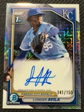 Luinder Avila [1st Bowman HTA Choice Auto /150] #CPA-LAA 2024 Bowman Chrome