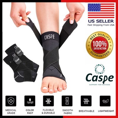 Ankle Brace Compression Support Sleeve Swelling Achilles Tendon Joint Pain Wrap