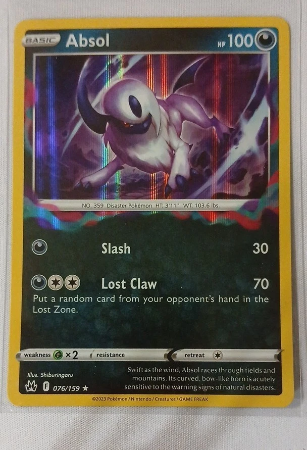 Absol 076/159 SWSH: Crown Zenith for sale | eBay