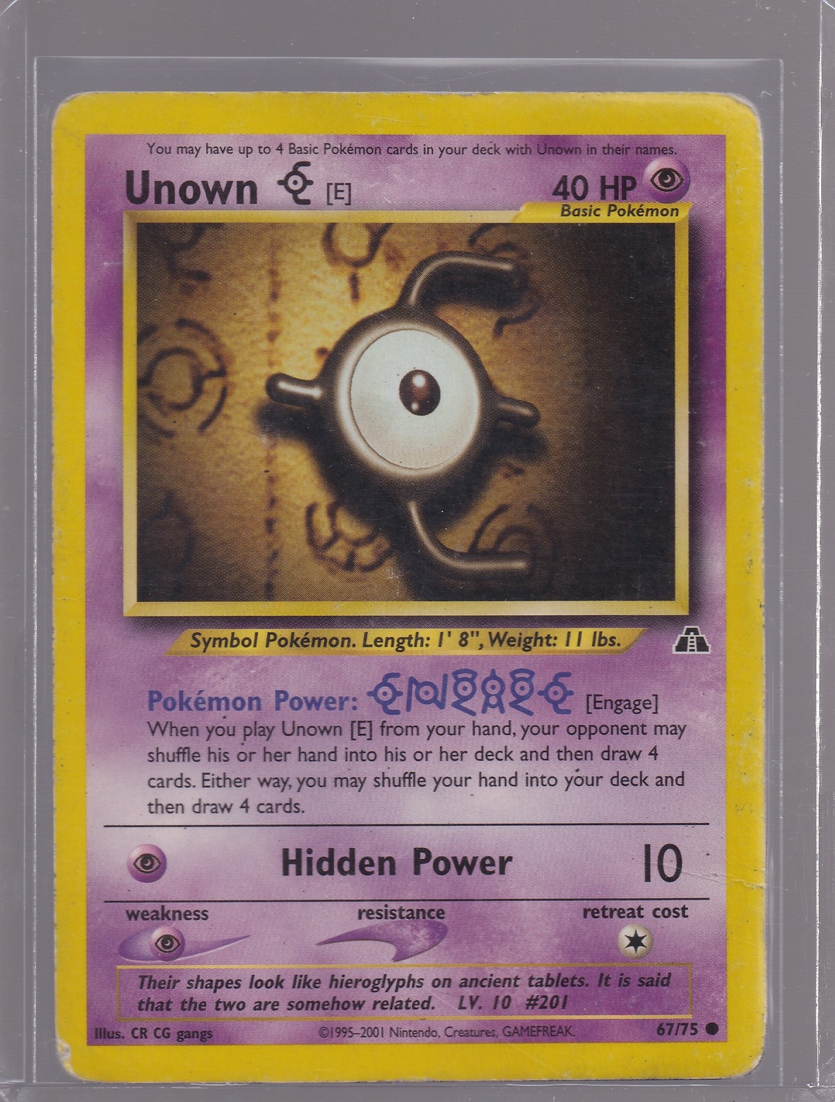 Neo Discovery #67/75 Unown [E]