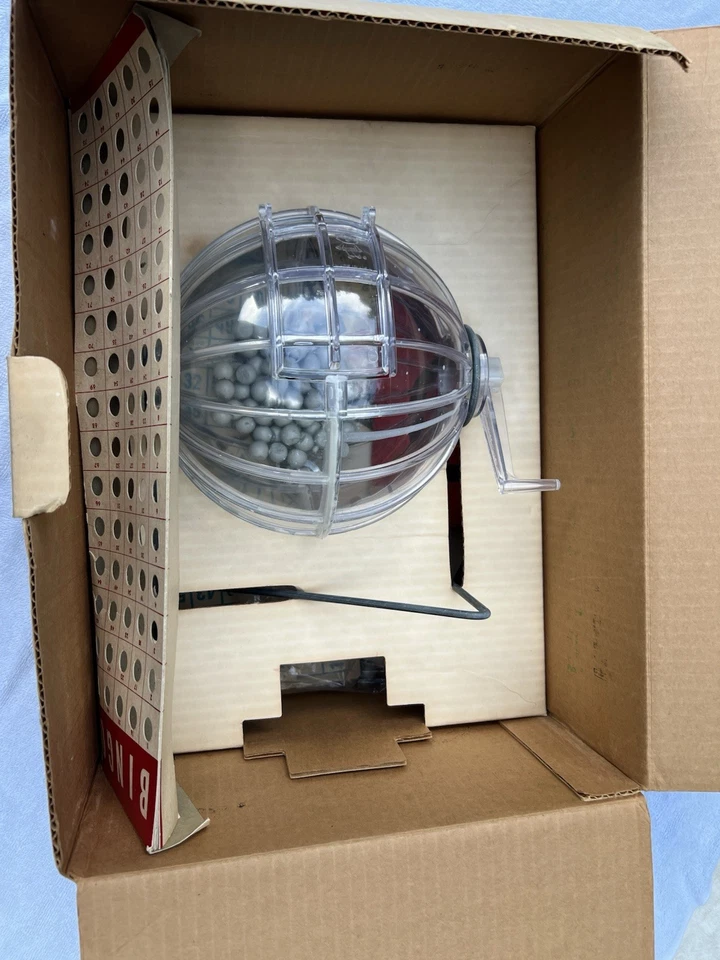 Juego de bingo Hasbro Family Fun 1969 de colección en caja original NS Foto 2 de 4