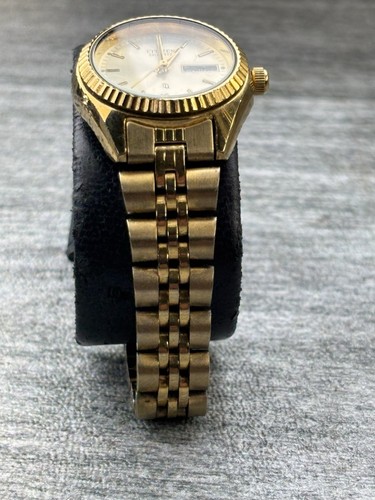 Citizen CQ YP6000 Japan Quartz Ladies Watch Gold Tone Day Date **Parts/Repair** - Picture 2 of 24