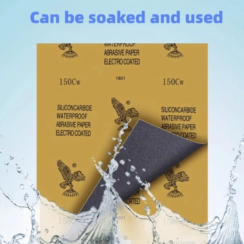 150 Grit Silicon Wet/Dry Sandpaper 9 x 11 in Sheets Lot of  20 Units - Image 3 of 4