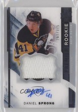2015 Premier Acetate Rookie Auto-Patch 261/375 Daniel Sprong #85 Patch Auto 0f5t