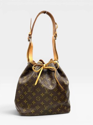 Louis Vuitton Monogram Petit Noé Drawstring Shoulder Bag Tasche