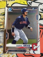 2021 1st Bowman Prospects Chrome Base #BCP-89 Gabriel Arias- Cleveland Guardians