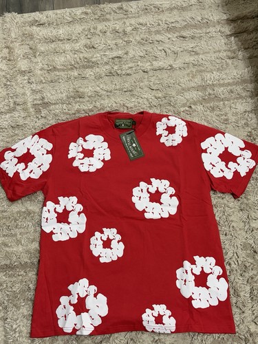 DENIM TEARS Graphic Print Crew Neck T-Shirt